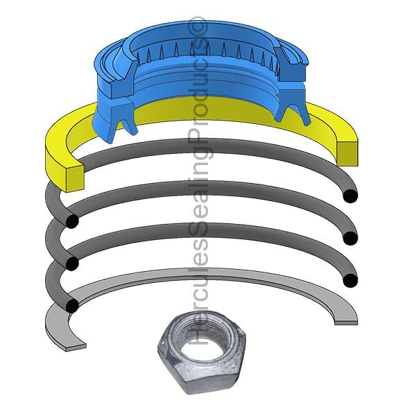 [7137772] Bobcat 7137772 Hydraulic Cylinder Seal Kit