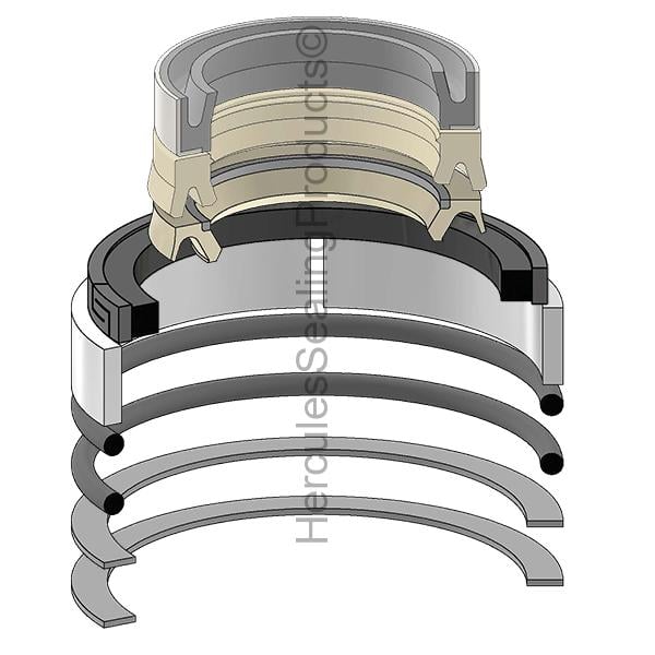 [128725A1] Case 128725A1 Hydraulic Cylinder Seal Kit