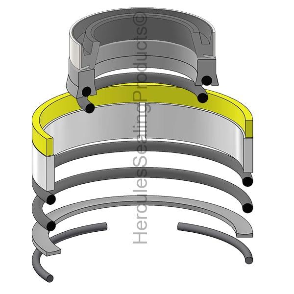 [N14638] Case N14638 Tilt Cylinder Seal Kit