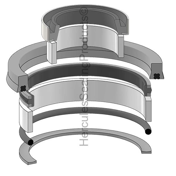 [86570916] New Holland 86570916 Tilt Cylinder Seal Kit