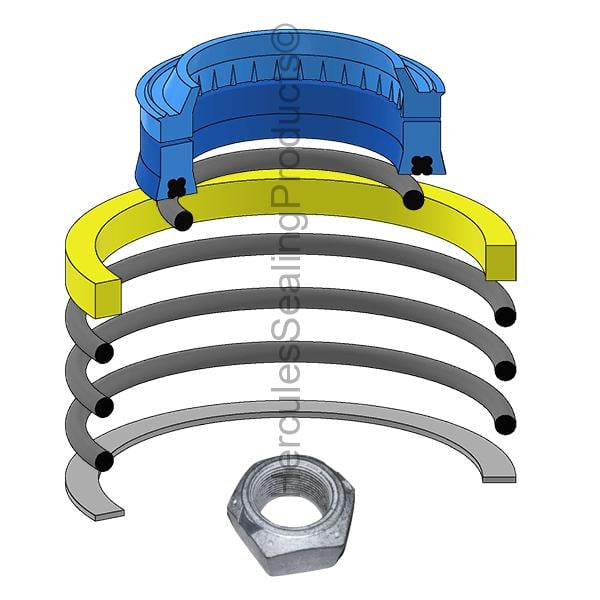 [7137771] Bobcat 7137771 Hydraulic Cylinder Seal Kit